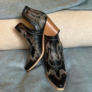 Western style booties